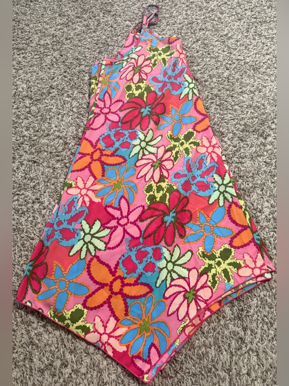 SHEIN LUNE Women's Casual Branch Print Mini Dress - Picture 3 of 4